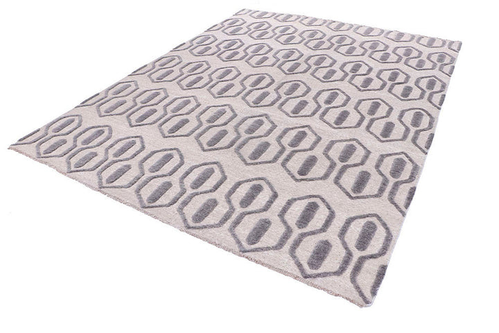 Antique White Barjasta 8' 1 x 10' 4 - No. 57833 - ALRUG Rug Store