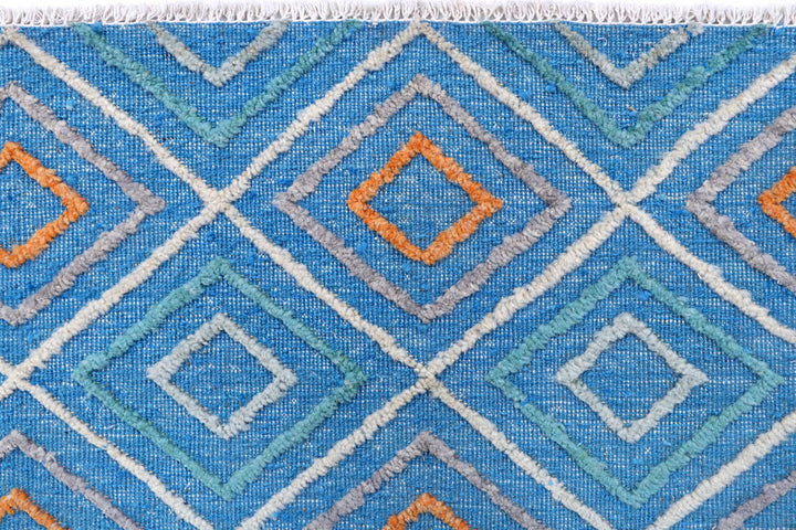 Cornflower Blue Barjasta 8' x 10' 4 - No. 57837 - ALRUG Rug Store