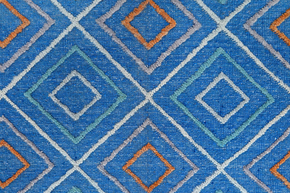 Cornflower Blue Barjasta 8' x 10' 4 - No. 57837 - ALRUG Rug Store