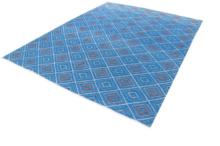 Cornflower Blue Barjasta 8' x 10' 4 - No. 57837 - ALRUG Rug Store