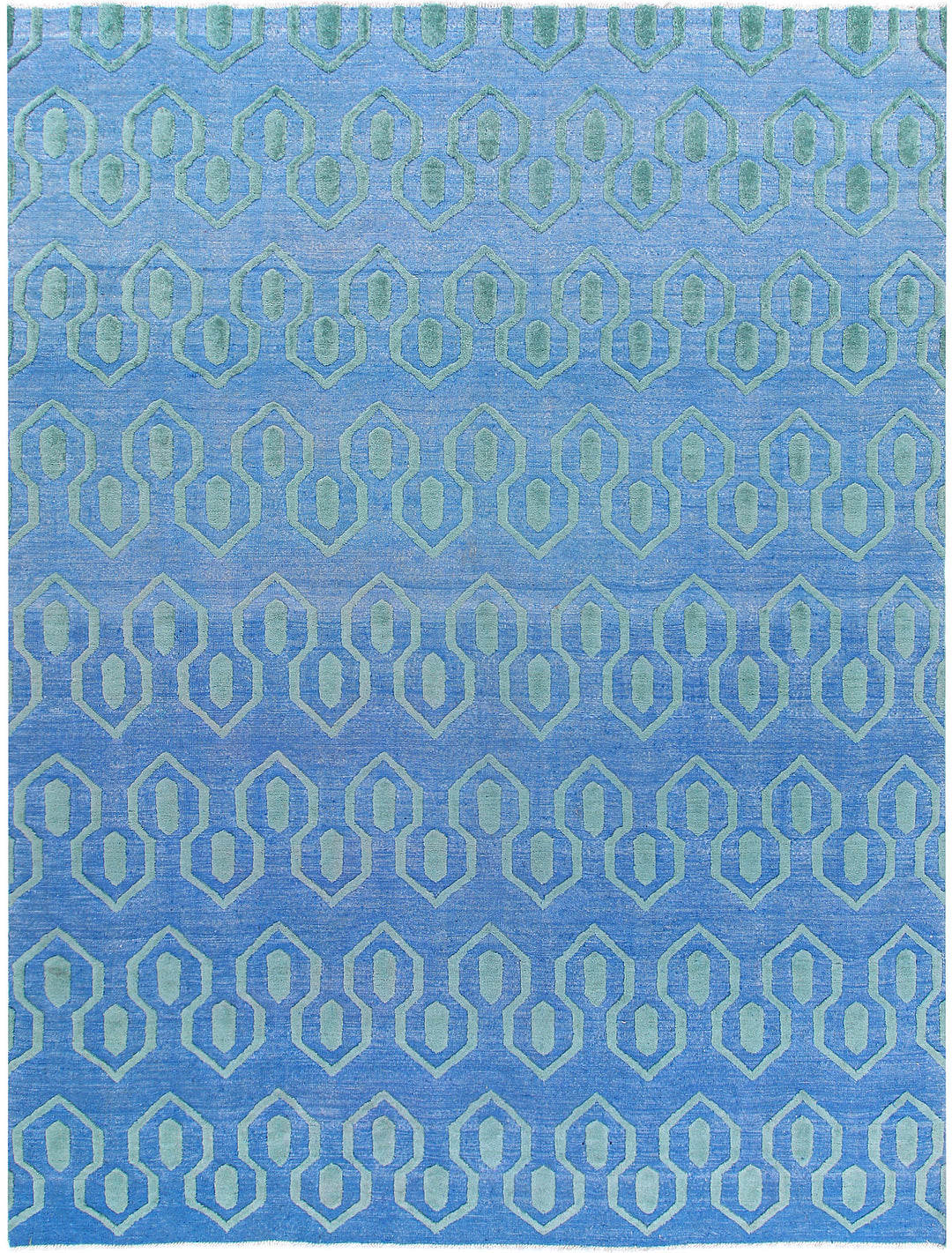 Cornflower Blue Barjasta 8' 11 x 11' 10 - No. 57838 - ALRUG Rug Store
