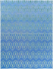 Cornflower Blue Barjasta 8' 11 x 11' 10 - No. 57838 - ALRUG Rug Store