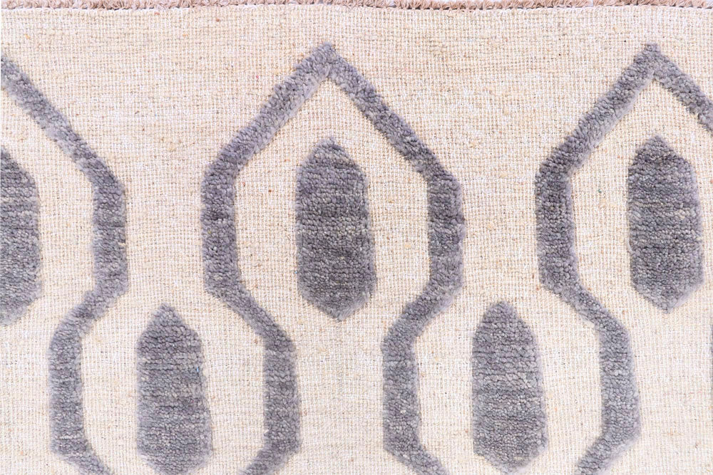 Antique White Barjasta 8' x 10' 2 - No. 57842 - ALRUG Rug Store