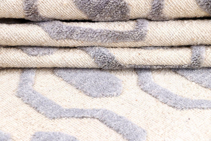 Antique White Barjasta 8' x 10' 2 - No. 57842 - ALRUG Rug Store