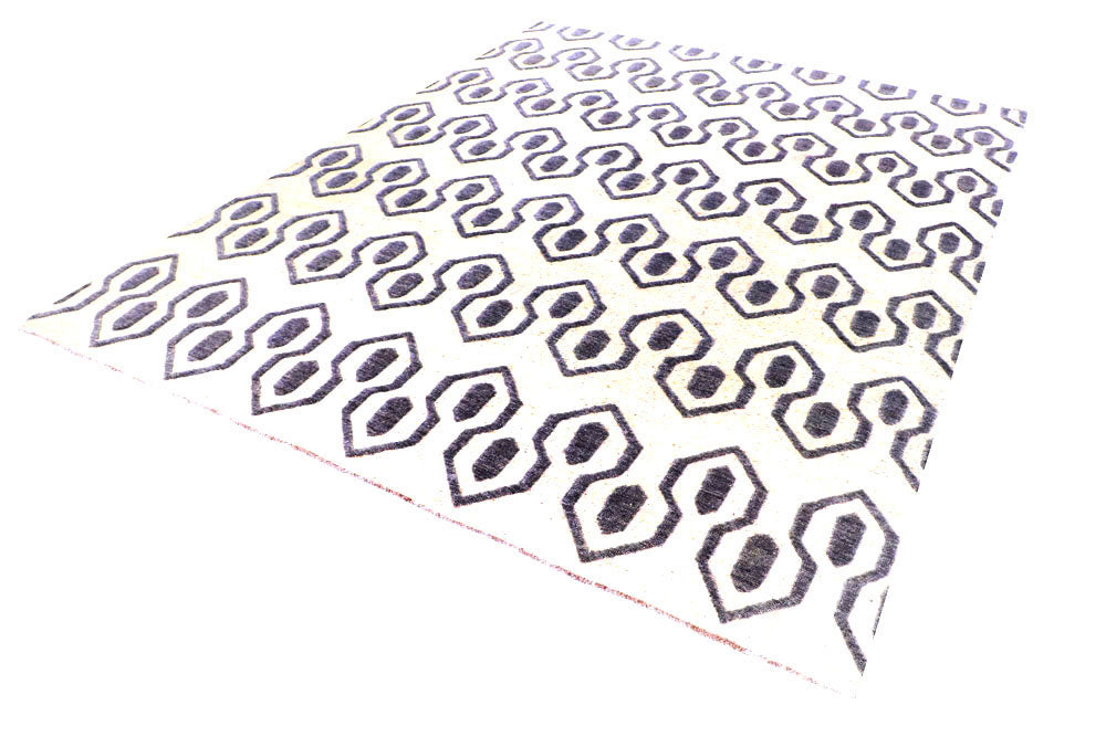 Antique White Barjasta 8' x 10' 2 - No. 57842 - ALRUG Rug Store