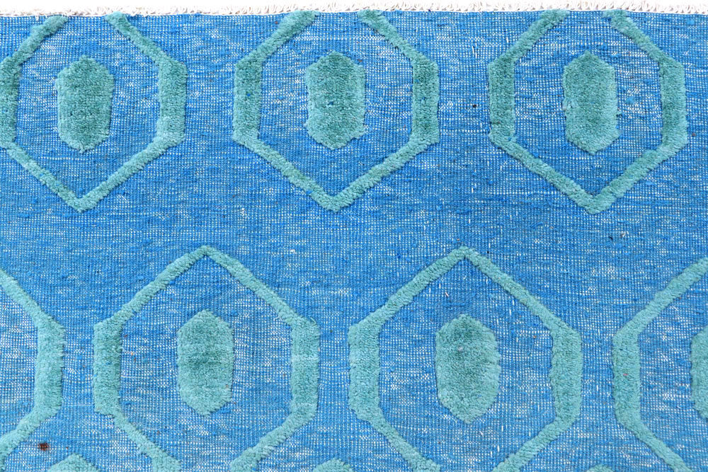 Dodger Blue Barjasta 9' x 11' 8 - No. 57845 - ALRUG Rug Store