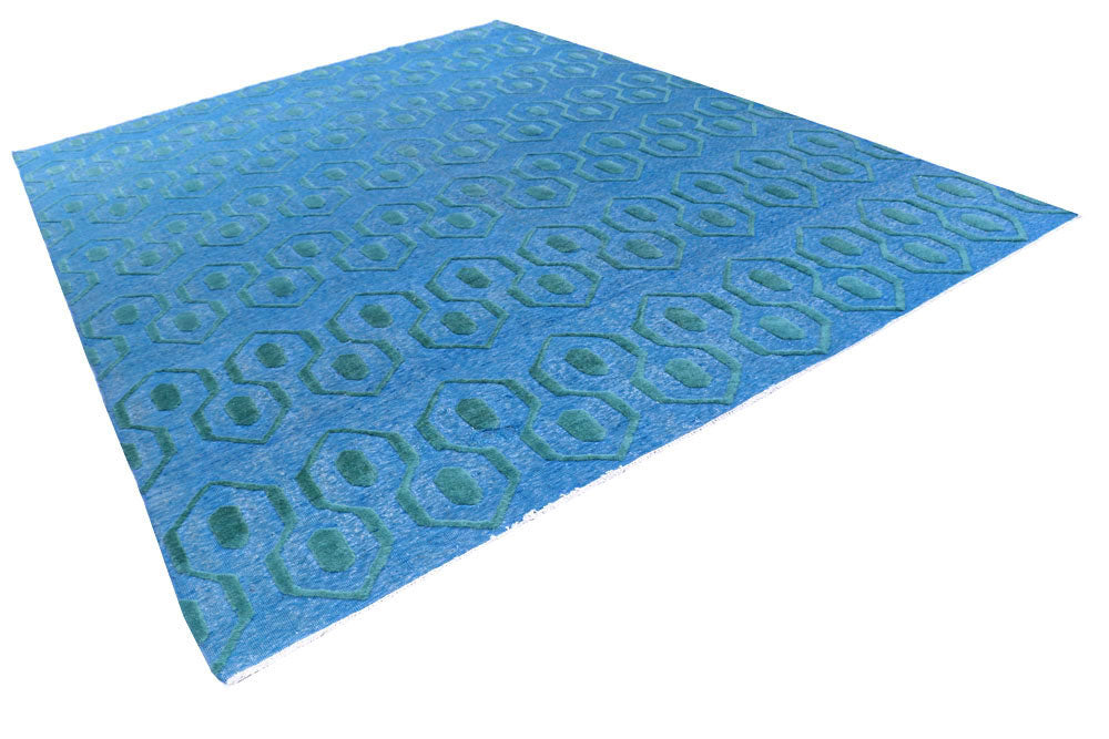Dodger Blue Barjasta 9' x 11' 8 - No. 57845 - ALRUG Rug Store