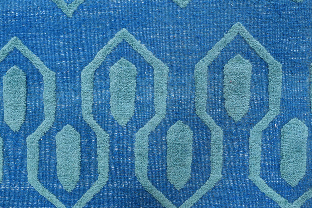Dodger Blue Barjasta 10' x 14' 3 - No. 57847 - ALRUG Rug Store
