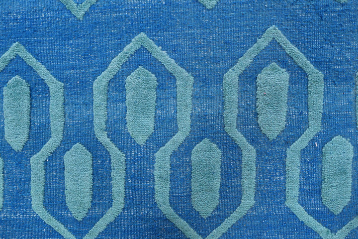Dodger Blue Barjasta 10' x 14' 3 - No. 57847 - ALRUG Rug Store