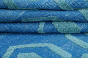 Dodger Blue Barjasta 10' x 14' 3 - No. 57847 - ALRUG Rug Store