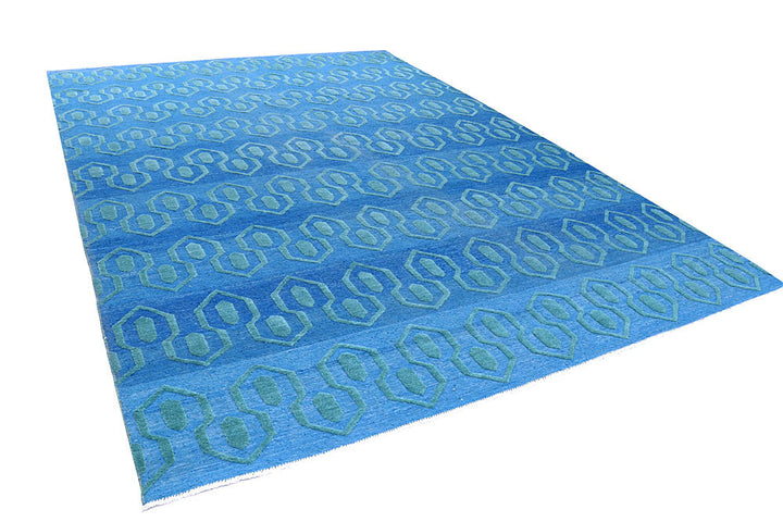 Dodger Blue Barjasta 10' x 14' 3 - No. 57847 - ALRUG Rug Store