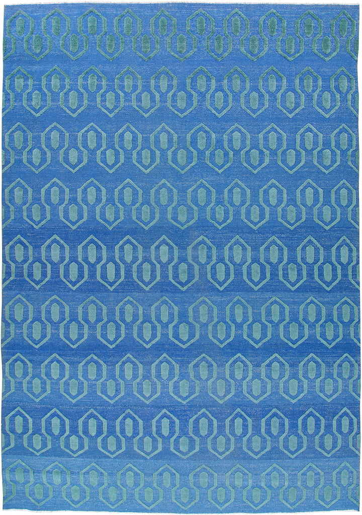 Dodger Blue Barjasta 10' x 14' 3 - No. 57847 - ALRUG Rug Store