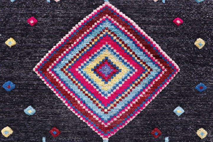 Black Barjasta 8' 3 x 10' 2 - No. 57853 - ALRUG Rug Store