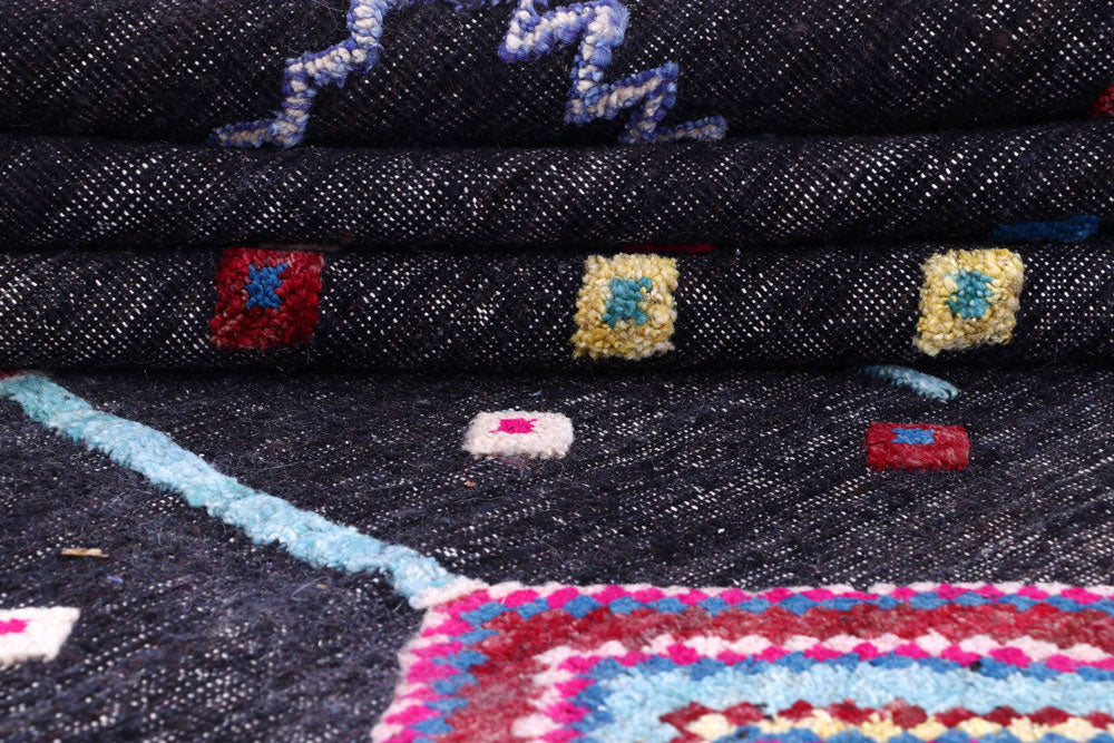 Black Barjasta 8' 3 x 10' 2 - No. 57853 - ALRUG Rug Store