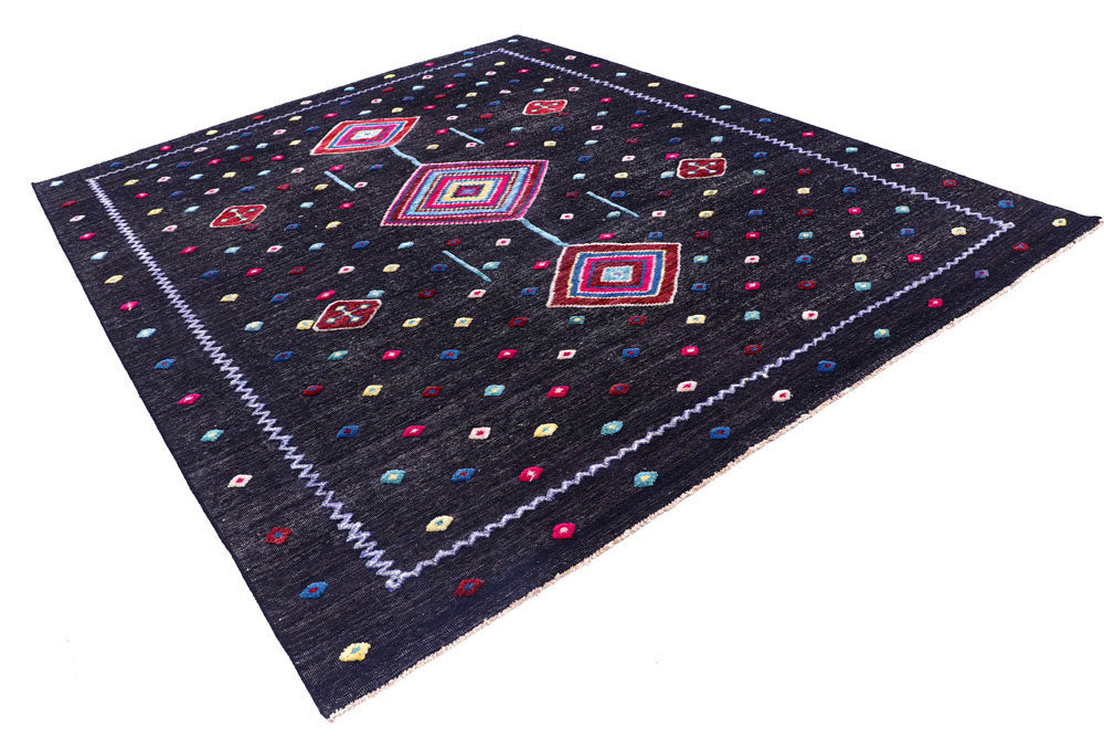 Black Barjasta 8' 3 x 10' 2 - No. 57853 - ALRUG Rug Store