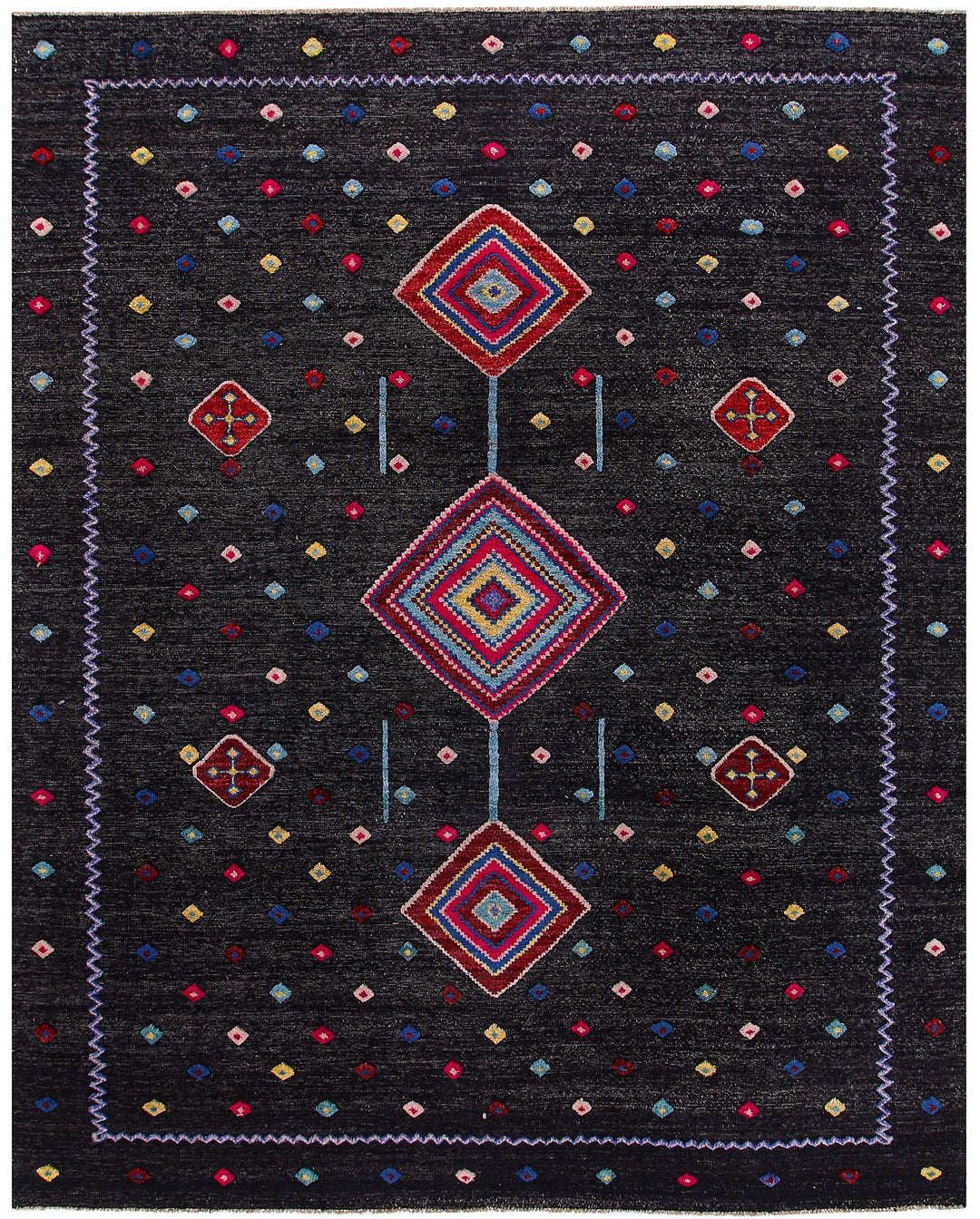 Black Barjasta 8' 3 x 10' 2 - No. 57853 - ALRUG Rug Store