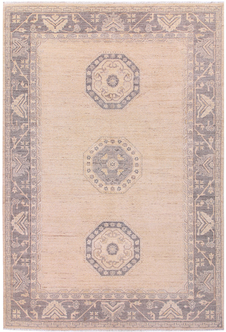 Blanched Almond Oushak 6' x 8' 8 - No. 57859 - ALRUG Rug Store