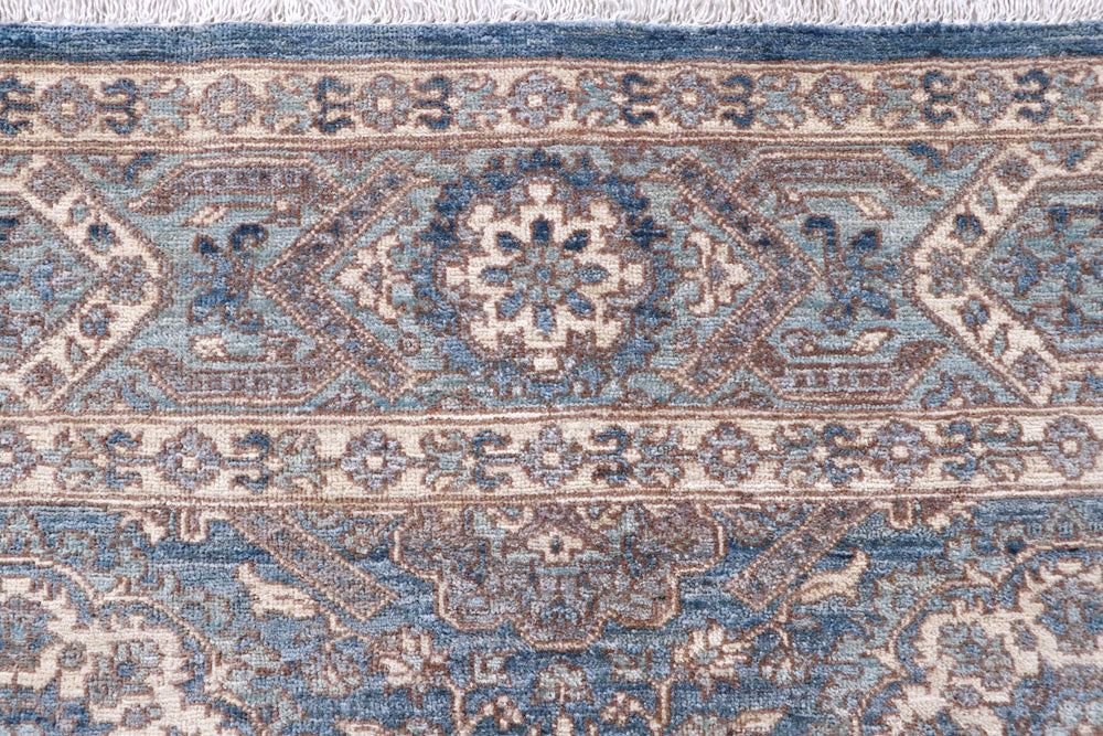 Steel Blue Oushak 5' 6 x 7' 7 - No. 57865 - ALRUG Rug Store