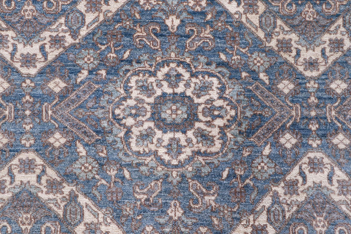 Steel Blue Oushak 5' 6 x 7' 7 - No. 57865 - ALRUG Rug Store