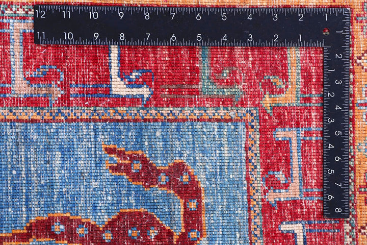 Dodger Blue Pictorial 6' 9 x 9' 9 - No. 57956 - ALRUG Rug Store