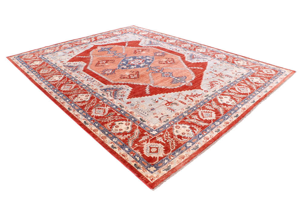 Multi Colored Ziegler 8' 11 x 11' 7 - No. 57961 - ALRUG Rug Store