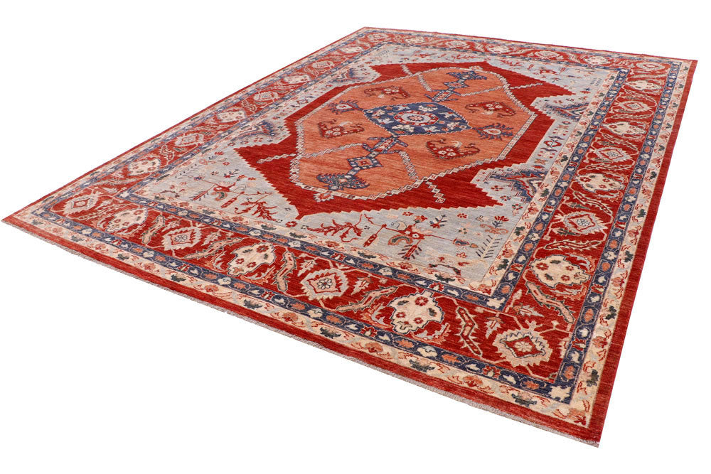 Multi Colored Ziegler 8' 11 x 11' 7 - No. 57961 - ALRUG Rug Store