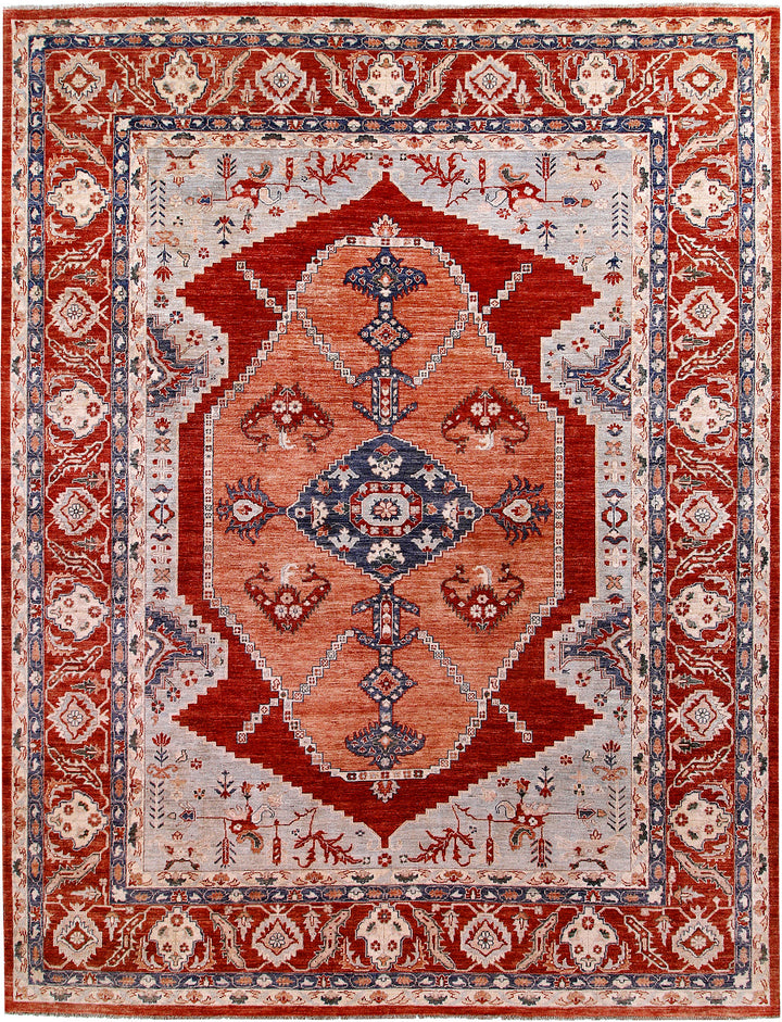 Multi Colored Ziegler 8' 11 x 11' 7 - No. 57961 - ALRUG Rug Store