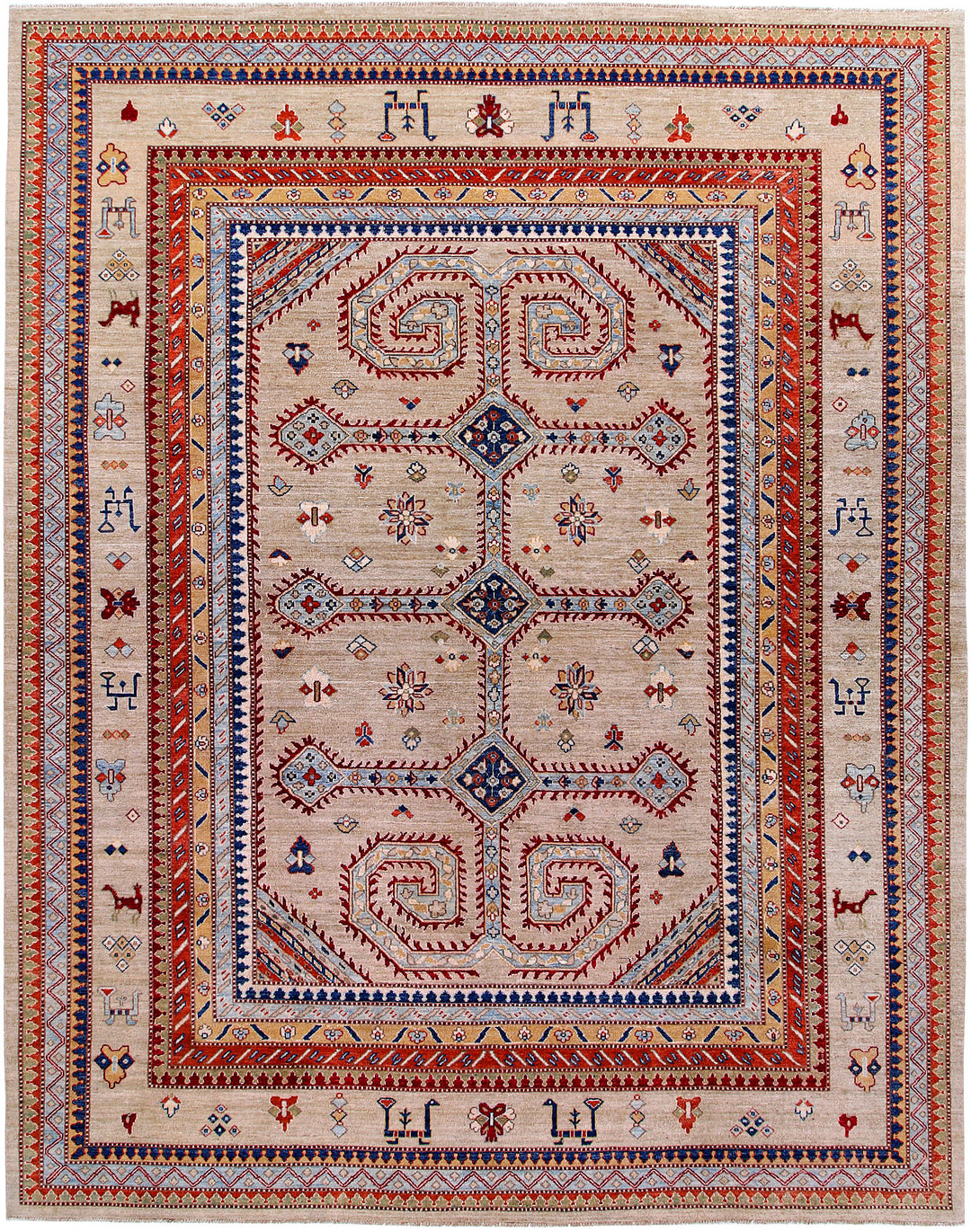 Silver Ziegler 9' 3 x 11' 9 - No. 57966 - ALRUG Rug Store