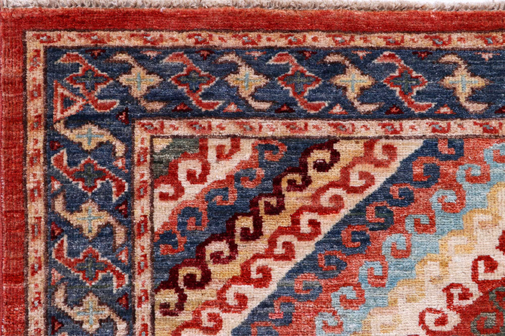 Multi Colored Kazak 4' 1 x 5' 11 - No. 58053 - ALRUG Rug Store