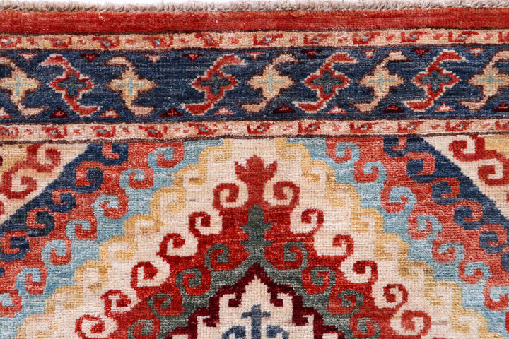 Multi Colored Kazak 4' 1 x 5' 11 - No. 58053 - ALRUG Rug Store