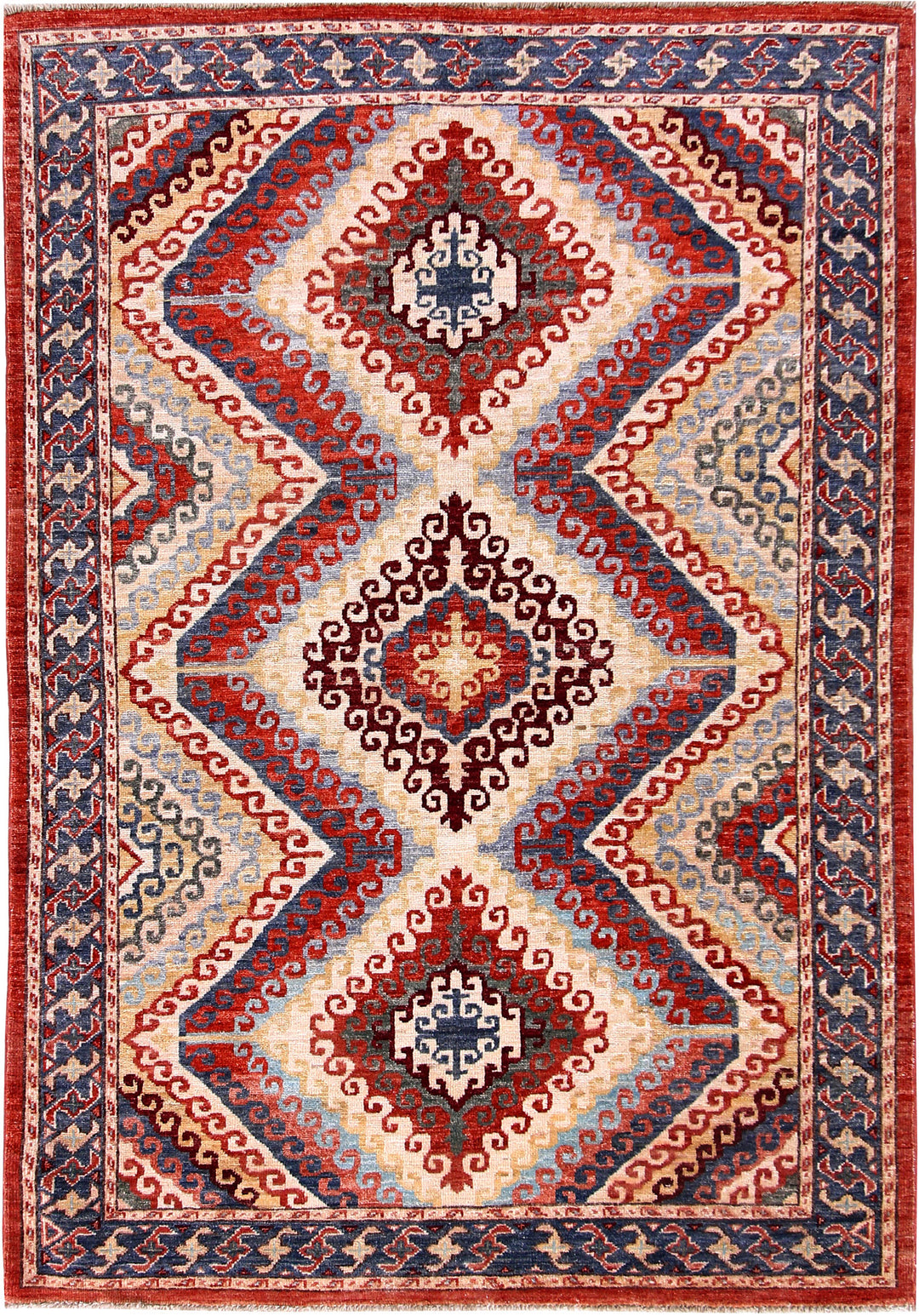 Multi Colored Kazak 4' 1 x 5' 11 - No. 58053 - ALRUG Rug Store