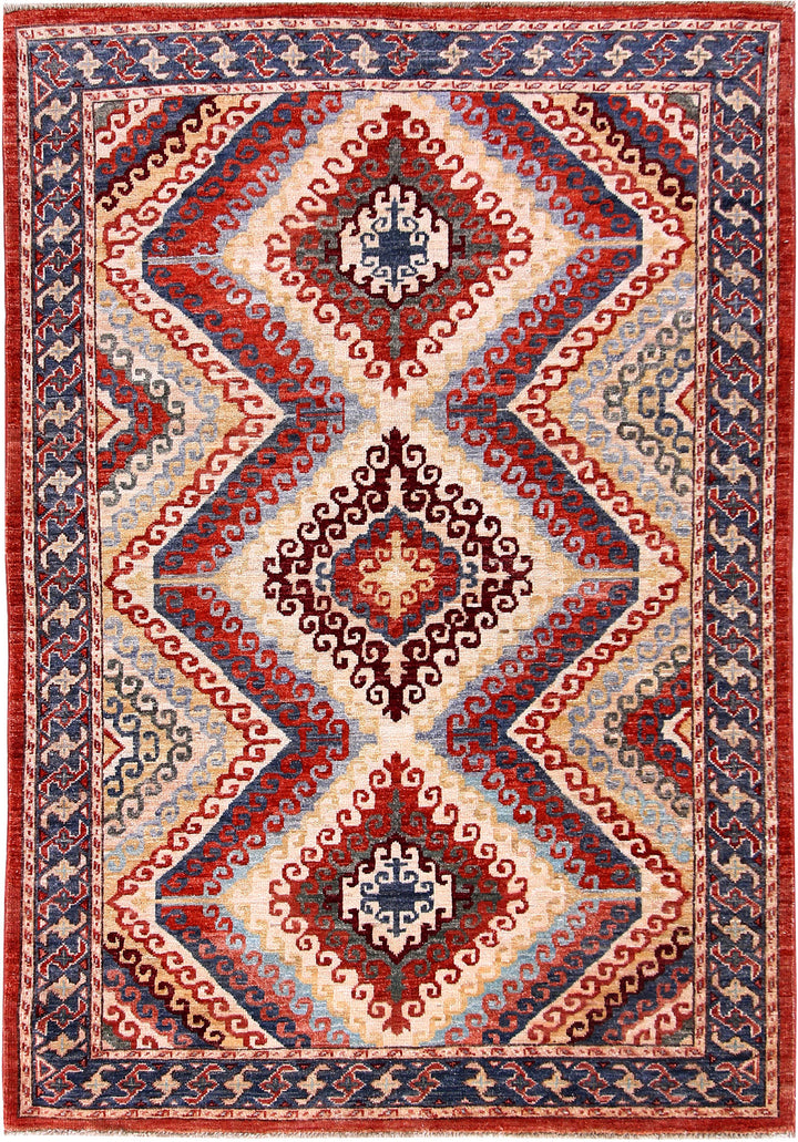 Multi Colored Kazak 4' 1 x 5' 11 - No. 58053 - ALRUG Rug Store