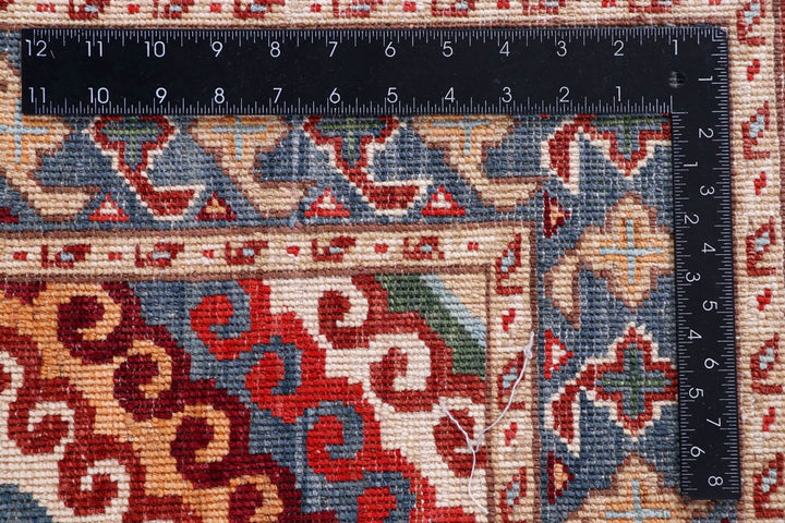 Multi Colored Kazak 4' x 6' - No. 58055 - ALRUG Rug Store