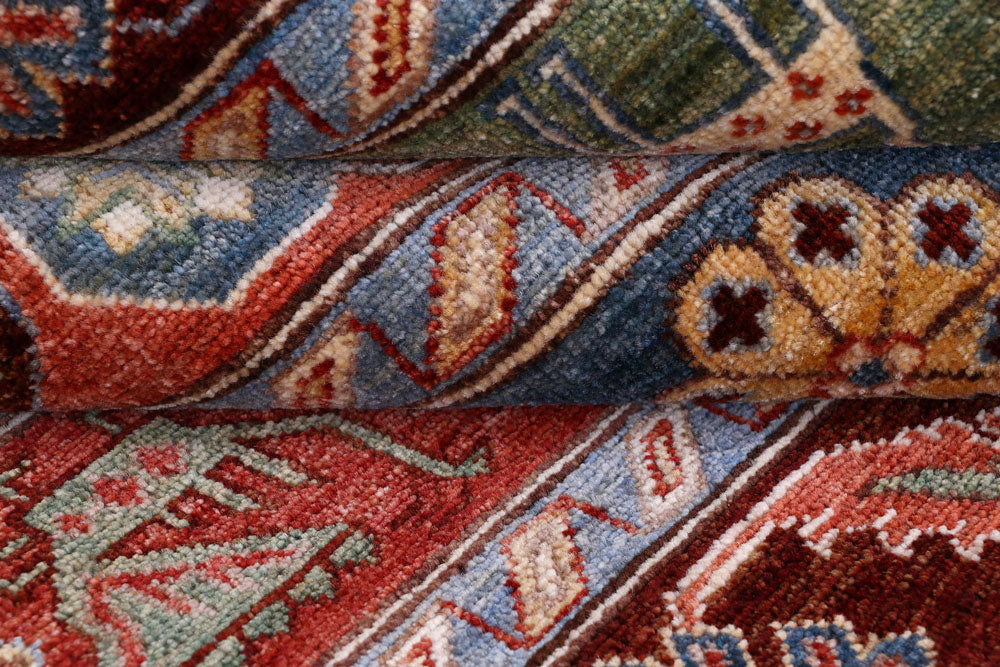 Multi Colored Kazak 3' 11 x 6' 1 - No. 58056 - ALRUG Rug Store