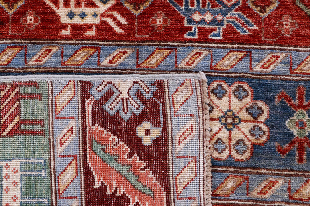 Multi Colored Kazak 3' 11 x 6' 1 - No. 58056 - ALRUG Rug Store