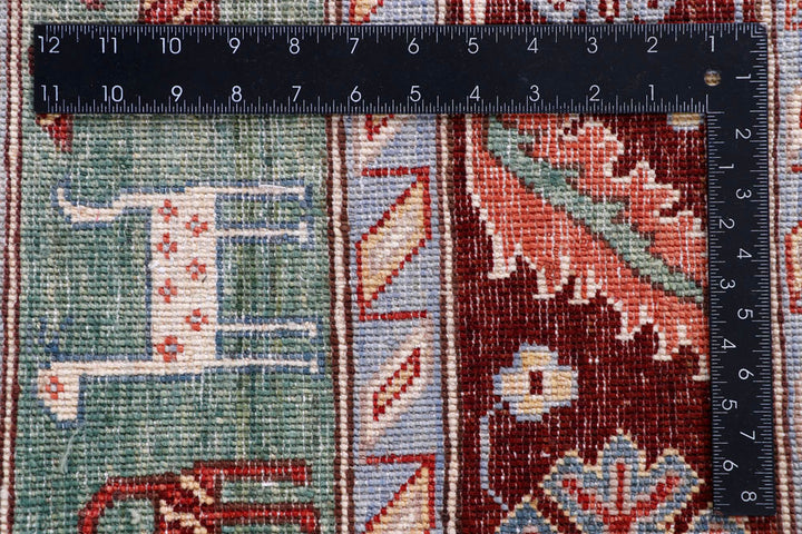 Multi Colored Kazak 3' 11 x 6' 1 - No. 58056 - ALRUG Rug Store