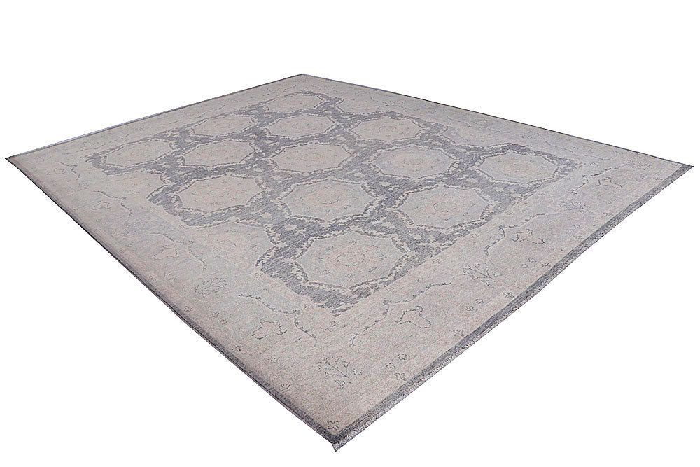 Dark Grey Oushak 9' 2 x 11' 8 - No. 58066 - ALRUG Rug Store
