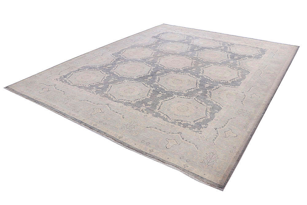 Dark Grey Oushak 9' 2 x 11' 8 - No. 58066 - ALRUG Rug Store