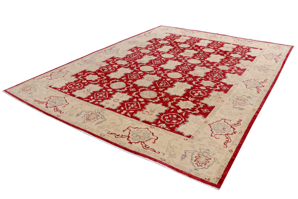 Firebrick Oushak 8' 10 x 11' 9 - No. 58067 - ALRUG Rug Store