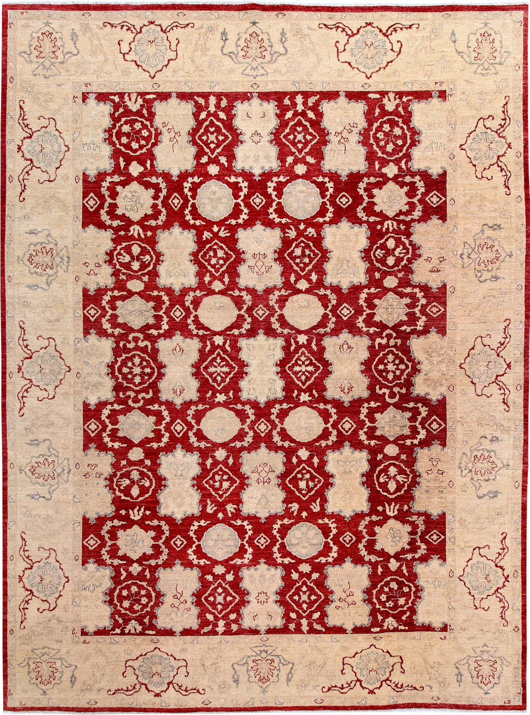 Firebrick Oushak 8' 10 x 11' 9 - No. 58067 - ALRUG Rug Store