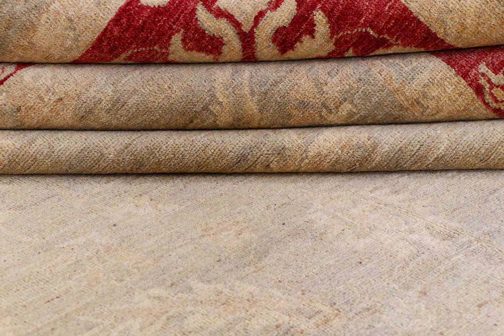 Tan Oushak 8' 10 x 11' 9 - No. 58069 - ALRUG Rug Store