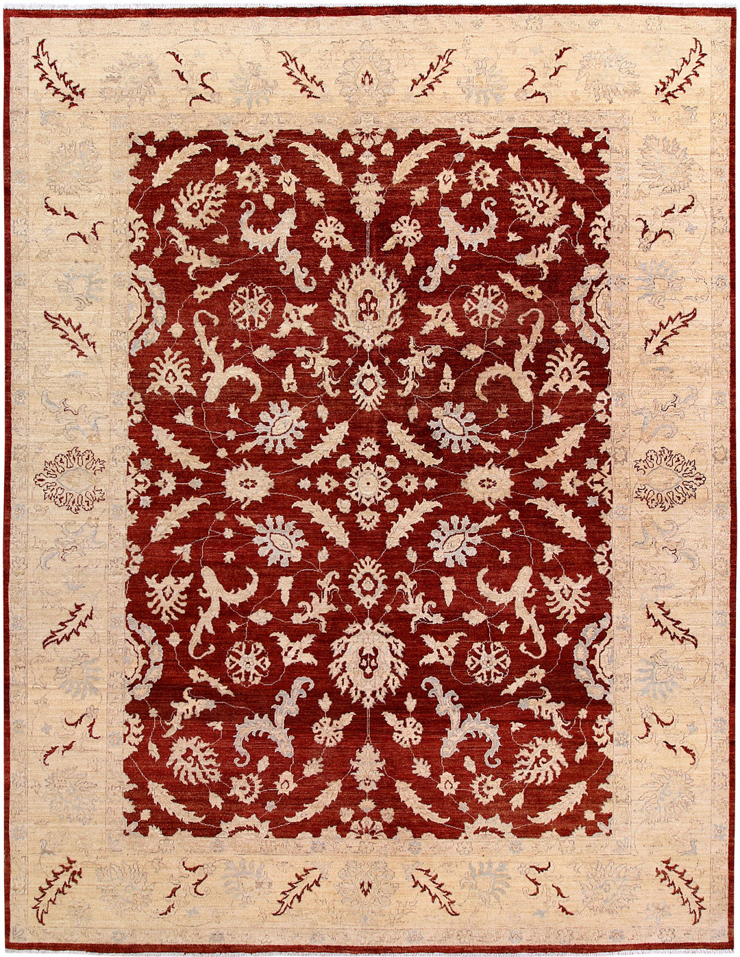 Maroon Oushak 8' 11 x 11' 8 - No. 58071 - ALRUG Rug Store
