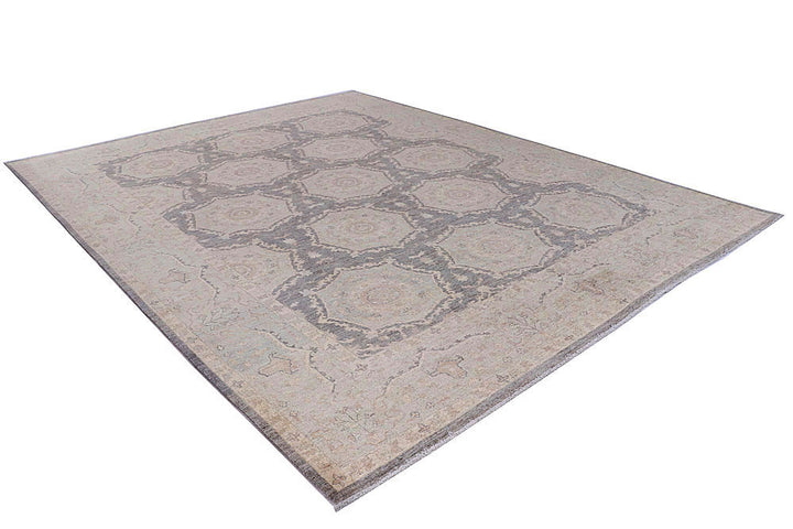 Grey Oushak 9' 1 x 11' 7 - No. 58072 - ALRUG Rug Store