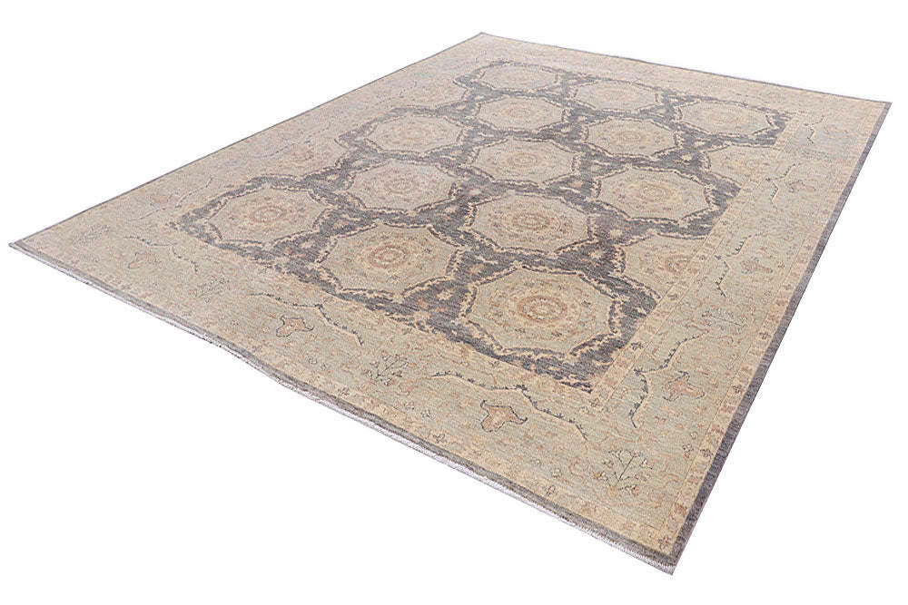 Grey Oushak 9' 1 x 11' 7 - No. 58072 - ALRUG Rug Store