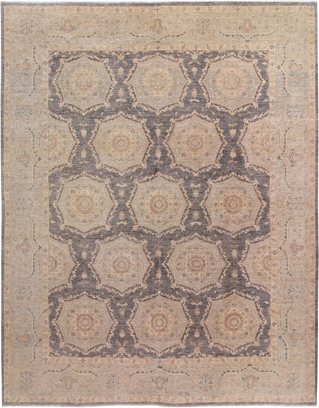 Grey Oushak 9' 1 x 11' 7 - No. 58072 - ALRUG Rug Store