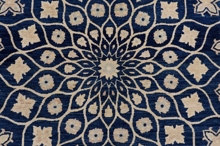Midnight Blue Gombud 9' 1 x 12' 1 - No. 58074 - ALRUG Rug Store