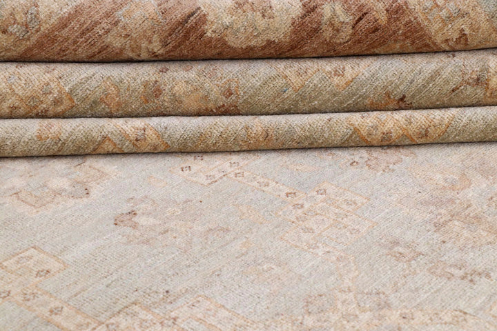 Light Grey Oushak 8' 8 x 11' 11 - No. 58076 - ALRUG Rug Store