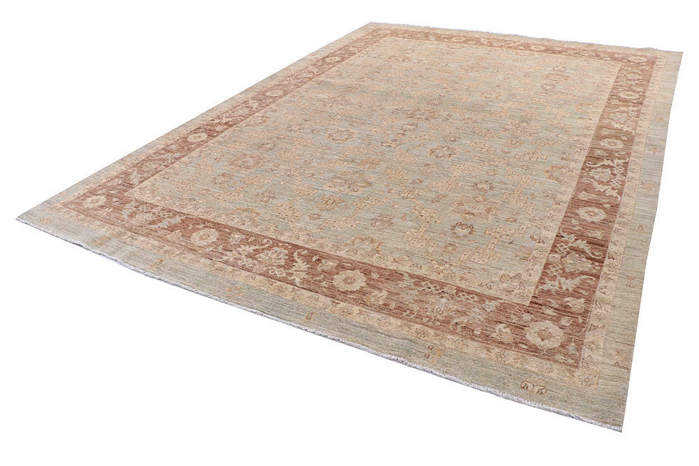Light Grey Oushak 8' 8 x 11' 11 - No. 58076 - ALRUG Rug Store