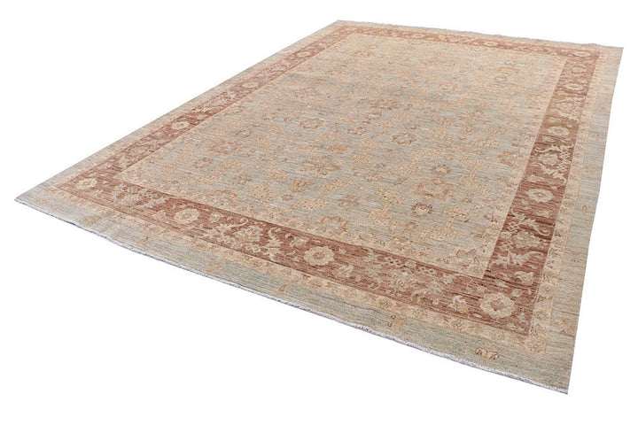 Light Grey Oushak 8' 8 x 11' 11 - No. 58076 - ALRUG Rug Store