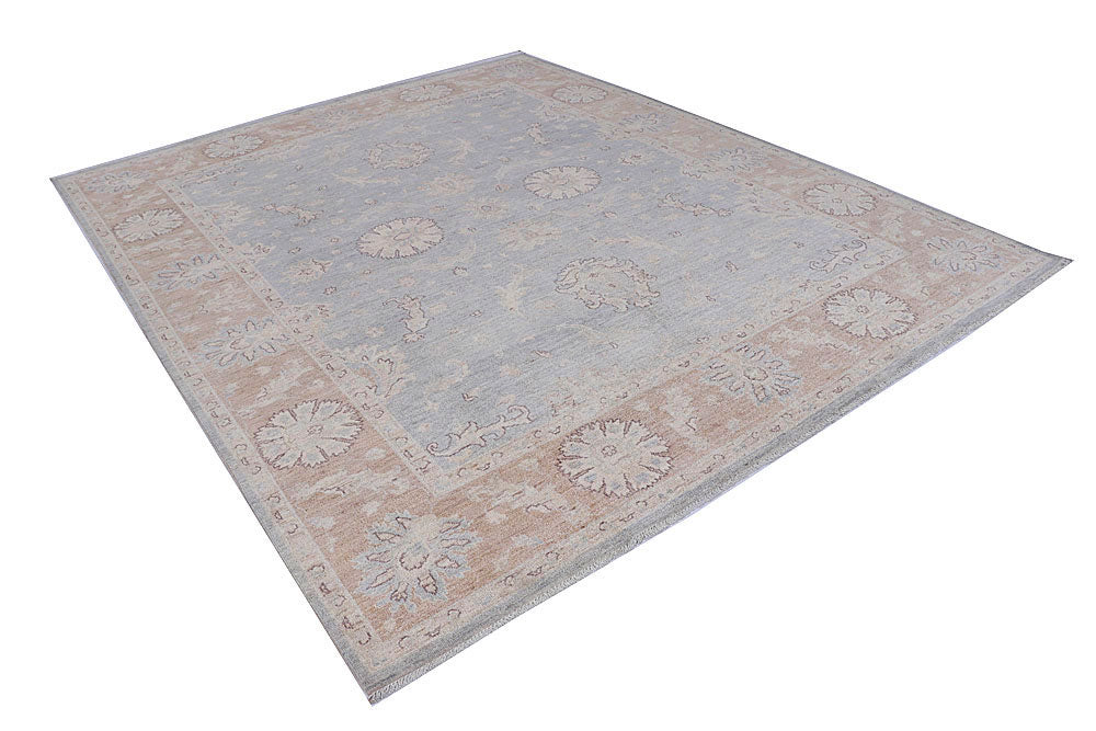 Dark Grey Oushak 7' 10 x 9' 8 - No. 58077 - ALRUG Rug Store